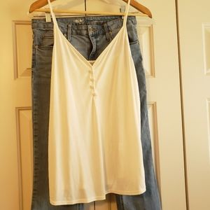 NWOT ivory cami/tank top